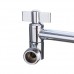 Alapaste Adjustable Shower Head Arm Extension 11 Inch Long Solid Brass Shower Arm Extender Pipe Hardware Easy for Any Shower Angles Stainless Steel Chrome Finish - B07GPP9KCM